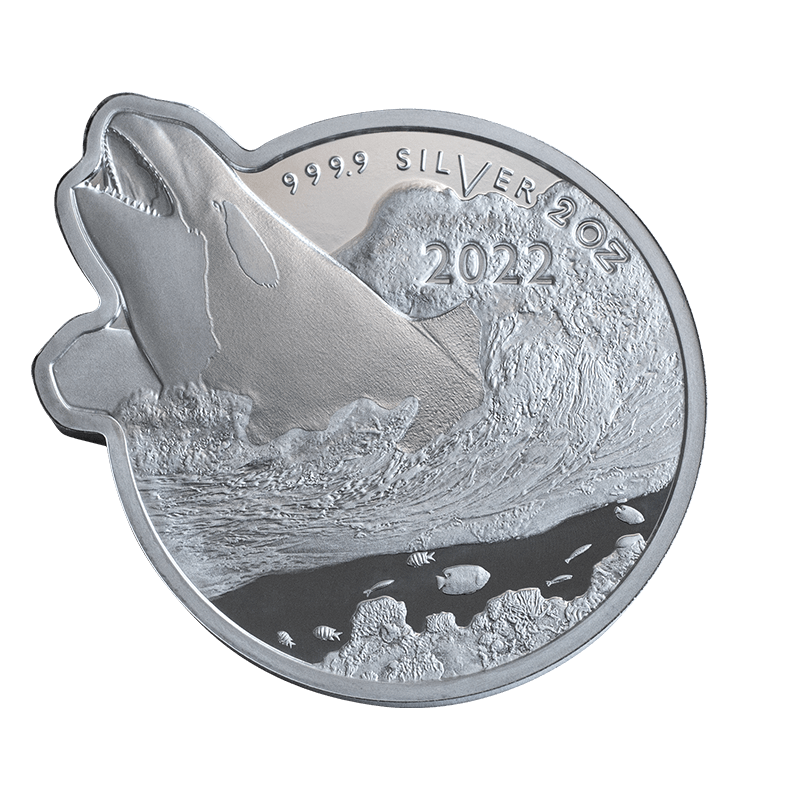 Image for 2 oz Silver Ocean Predators Killer Whale Coin (2022) from TD Precious Metals